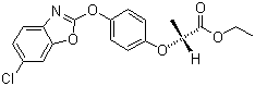 CAS # 71283-80-2, Fenoxaprop-p-ethyl, (+)-Ethyl 2-[4-[(6-chloro-2-benzoxazolyl)oxy]phenoxy] propanoate