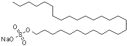 CAS 登录号：71317-47-0, 1-二十八烷醇硫酸酯钠盐