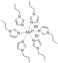 CAS # 71391-01-0, (OC-6-11)-Hexakis(1-propyl-1H-imidazole-N3)manganese dibromide, NSC 304100