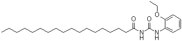 CAS # 7144-52-7, N-[[(2-Ethoxyphenyl)amino]carbonyl]octadecanamide, NSC 56967