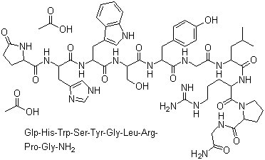 CAS # 71447-49-9, Gonadorelin diacetate
