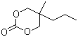 structure of CAS# 7148-50-7, 5-甲基-5-丙基-1,3-二恶烷-2-酮