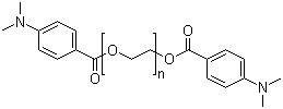 CAS 登录号：71512-90-8, 聚乙二醇二(对二甲基氨基苯甲酸)酯