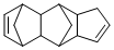structure of CAS# 7158-25-0, 3a,4,4a,5,8,8a,9,9a-octahydro-4,9:5,8-Dimethano-1H-benz[f]indene
