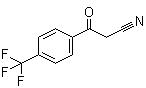 structure of CAS# 71682-94-5, (4-三氟甲基苯甲酰基)乙腈