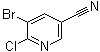 structure of CAS# 71702-01-7, 3-溴-2-氯-5-氰基吡啶