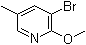 structure of CAS# 717843-56-6, 3-溴-2-甲氧基-5-甲基吡啶
