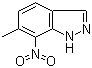structure of CAS# 717881-06-6, 6-Methyl-7-nitro-1H-indazole