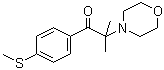 structure of CAS# 71868-10-5, 2-甲基-1-(4-甲硫基苯基)-2-吗啉基-1-丙酮