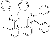 structure of CAS# 7189-82-4, 2,2'-Bis(2-chlorophenyl)-4,4',5,5'-tetraphenyl-1,2'-biimidazole