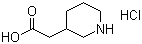 CAS # 71985-81-4, 3-Piperidine acetic acid hydrochloride