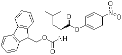structure of CAS# 71989-25-8, N-芴甲氧羰基-L-亮氨酸 4-硝基苯酯