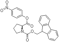 structure of CAS# 71989-32-7, N-芴甲氧羰基-L-脯氨酸 4-硝基苯酯