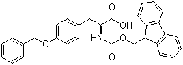 structure of CAS# 71989-40-7, Fmoc-O-苄基-L-酪氨酸