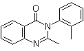 structure of CAS# 72-44-6, 2-甲基-3-(2-甲基苯基)-4(3H)-喹唑啉酮