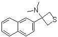 CAS 登录号：72000-05-6, N,N-二甲基-3-(2-萘基)-3-硫杂环丁胺