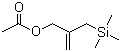 structure of CAS# 72047-94-0, 2-(三甲基硅甲基)烯丙基乙酸酯