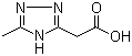 structure of CAS# 720706-28-5, 3-Methyl-1H-1,2,4-triazole-5-acetic acid