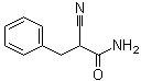 CAS # 7216-46-8, alpha-Cyanobenzenepropanamide, NSC 79708