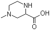 structure of CAS# 721876-16-0, 4-甲基-2-哌嗪羧酸