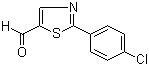 structure of CAS# 721920-84-9, 2-(4-氯苯基)噻唑-5-甲醛