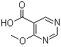structure of CAS# 72411-89-3, 4-Methoxy-5-pyrimidinecarboxylic acid
