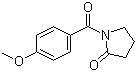 structure of CAS# 72432-10-1, 阿尼西坦