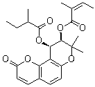 structure of CAS# 72463-77-5, 白花前胡素 E