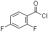 structure of CAS# 72482-64-5, 2,4-Difluorobenzoyl chloride
