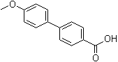 structure of CAS# 725-14-4, 4'-Methoxy-[1,1'-biphenyl]-4-carboxylic acid
