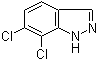 structure of CAS# 72521-01-8, 6,7-二氯吲唑