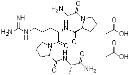 CAS 登录号：725232-44-0, 甘氨酰-L-脯氨酰-L-精氨酰-L-脯氨酰-L-丙氨酰胺二乙酸盐
