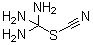 CAS 登录号：7253-03-4, 硫氰酸三氨基甲基酯