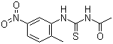CAS 登录号：72621-59-1, N-(2-甲基-5-硝基苯基氨基硫代甲酰)乙酰胺