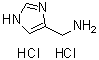 structure of CAS# 72631-80-2, 1H-Imidazole-4-methanamine dihydrochloride