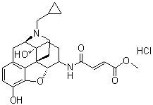 structure of CAS# 72786-10-8, beta-Funaltrexamine hydrochloride