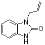 structure of CAS# 72798-66-4, 1,3-二氢-1-(2-丙烯-1-基)-2H-苯并咪唑-2-酮