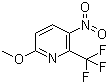 structure of CAS# 727993-33-1, 6-甲氧基-3-硝基-2-(三氟甲基)吡啶
