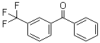 structure of CAS# 728-81-4, 3-(Trifluoromethyl)benzophenone