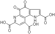 CAS # 72909-34-3, Pyrroloquinoline quinone, Methoxatin, 4,5-Dihydro-4,5-dioxo-1H-pyrrolo[2,3-f]quinoline-2,7,9-tricarboxylic acid