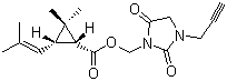 structure of CAS# 72963-72-5, Imiprothrin