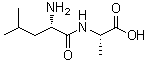 structure of CAS# 7298-84-2, L-Leucyl-L-alanine