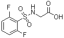 structure of CAS# 731003-82-0, N-[(2,6-Difluorophenyl)sulfonyl]glycine