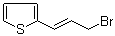 CAS 登录号：73244-42-5, 2-(3-溴-1-丙烯-1-基)噻吩