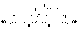 structure of CAS# 73334-07-3, 碘普罗胺