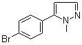 structure of CAS# 73387-52-7, 5-(4-溴苯基)-1-甲基吡唑
