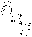 structure of CAS# 73468-85-6, 二聚羟基(环辛二烯)铑