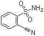 structure of CAS# 73542-86-6, 2-Cyanobenzenesulfonamide