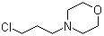 N-(3-氯丙基)吗啉分子结构 (CAS 7357-67-7)