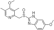 structure of CAS# 73590-58-6, 奥美拉唑